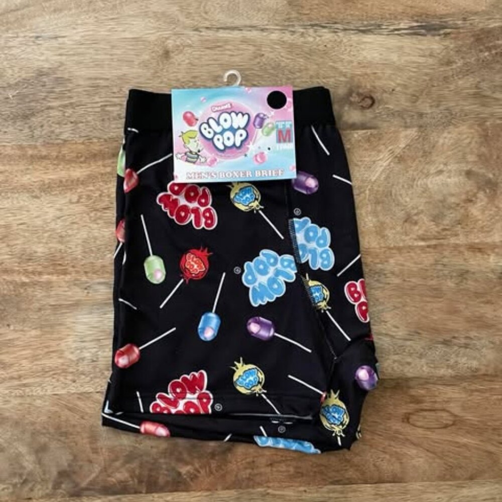 5/$20 NEW M Men's Blow Pop Candy Boxer Briefs